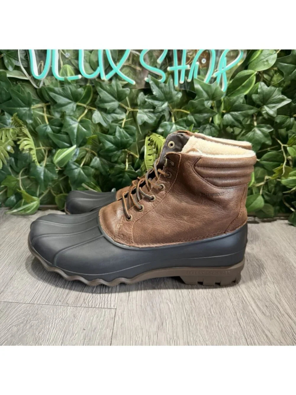 Sperry Avenue Duck Mens Size 12 M Boots STS23429 Brown Black